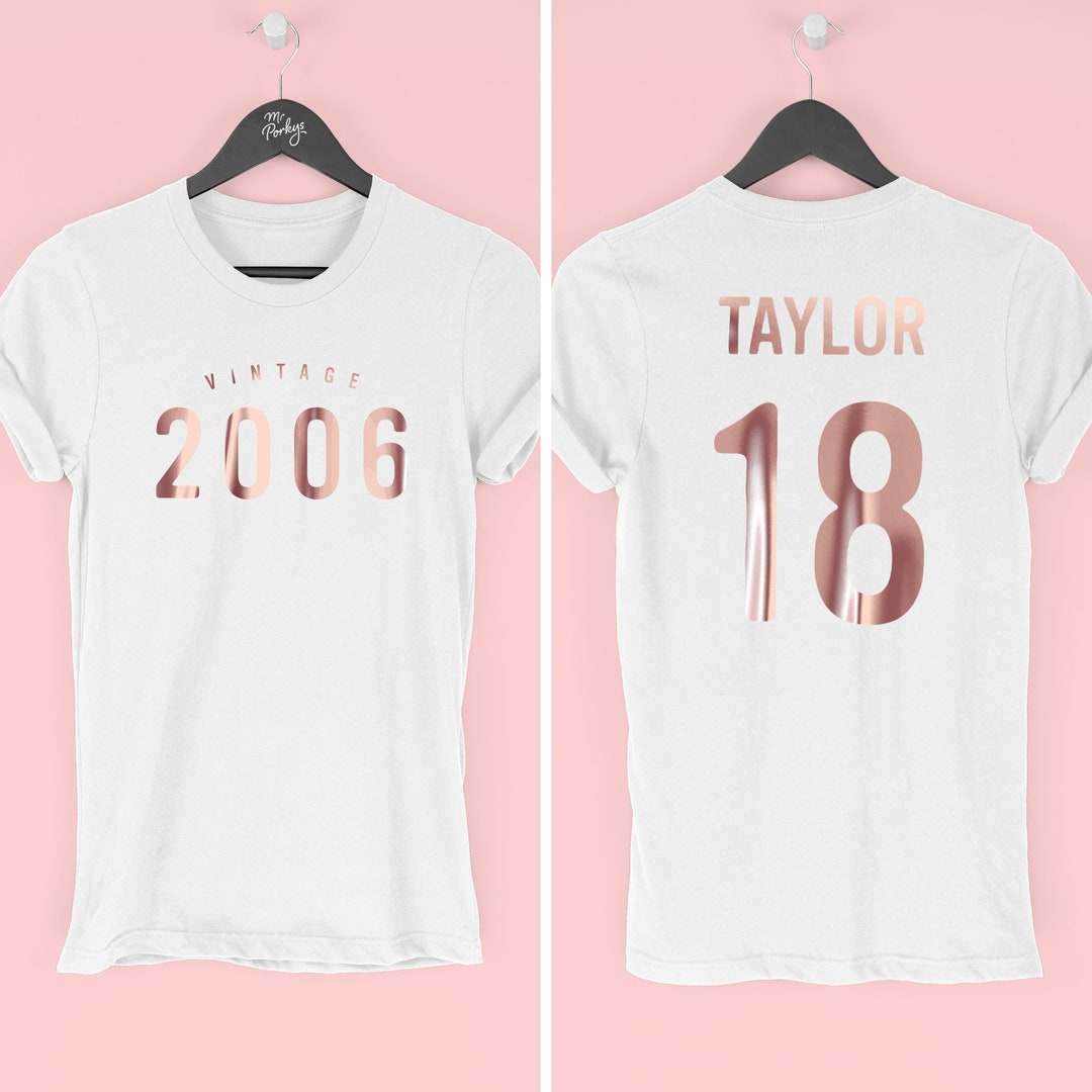 18th Birthday T Shirt for Girls Birthday in 2024 2006 - Etsy