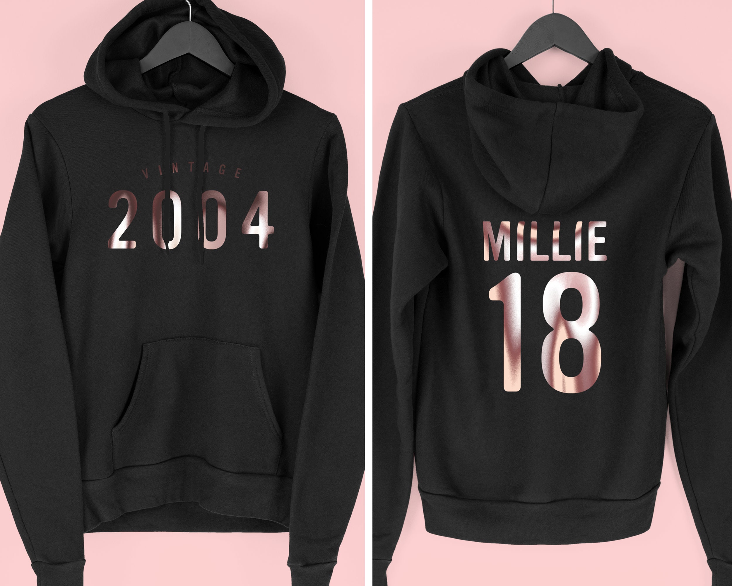 18th Birthday Gift for Girls 2004 Hoody for Her By Mr Porkys™ Limited Edition 2004 Hoodie 18th Birthday Hoodie Women Clothing Womens Clothing Hoodies & Sweatshirts Hoodies 