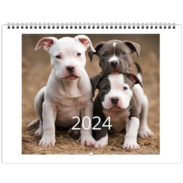 Pitbull Calendars Etsy