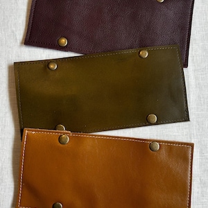 Leather DPN Project Holder—color and size options