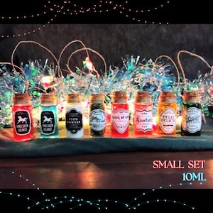 Mini Tree - HP fandom wizarding potions, magical Christmas Ornaments!  Perfect decorations for smaller trees!  Full Set comes discounted!