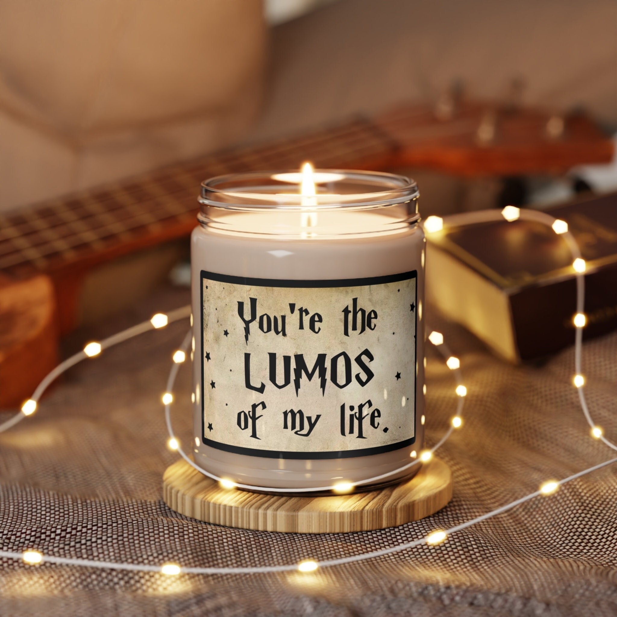 Lumos of My Life Harry Potter-themed, Valentine's Day Candle