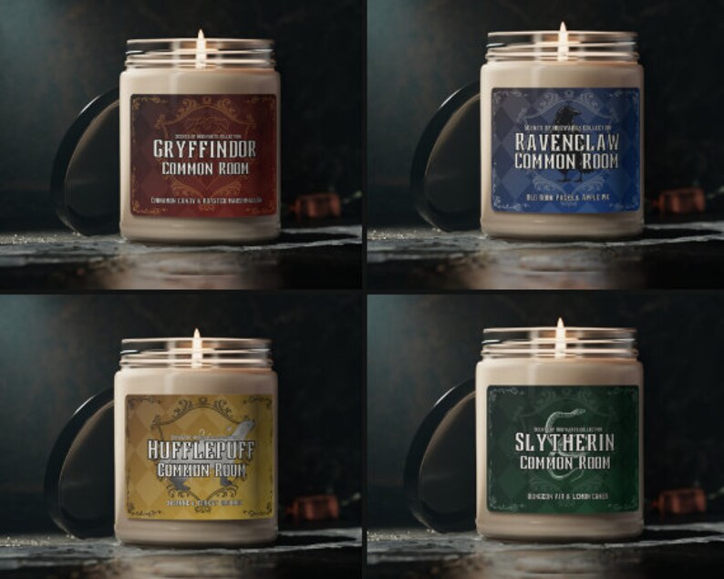 Common Room Scented Candles. Scents of Hogwarts Collection. Experience