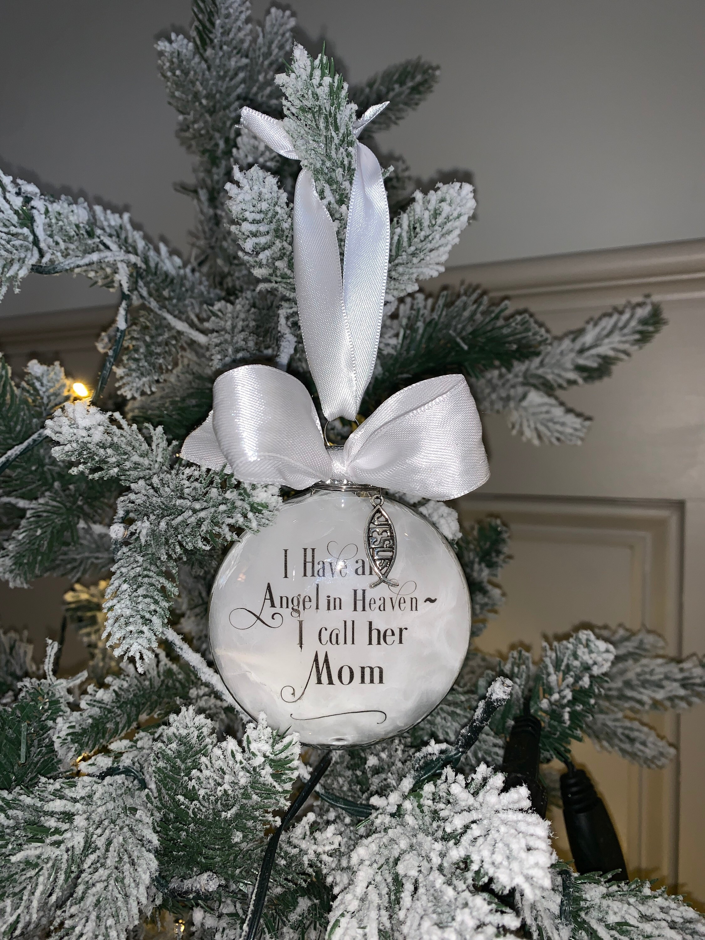 Mother Memorial Ornament Mom Sympathy Gift Mother Sympathy Etsy UK