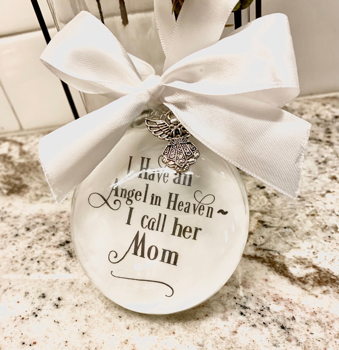Mother Memorial Ornament Mom Sympathy Gift Mother Sympathy Etsy UK