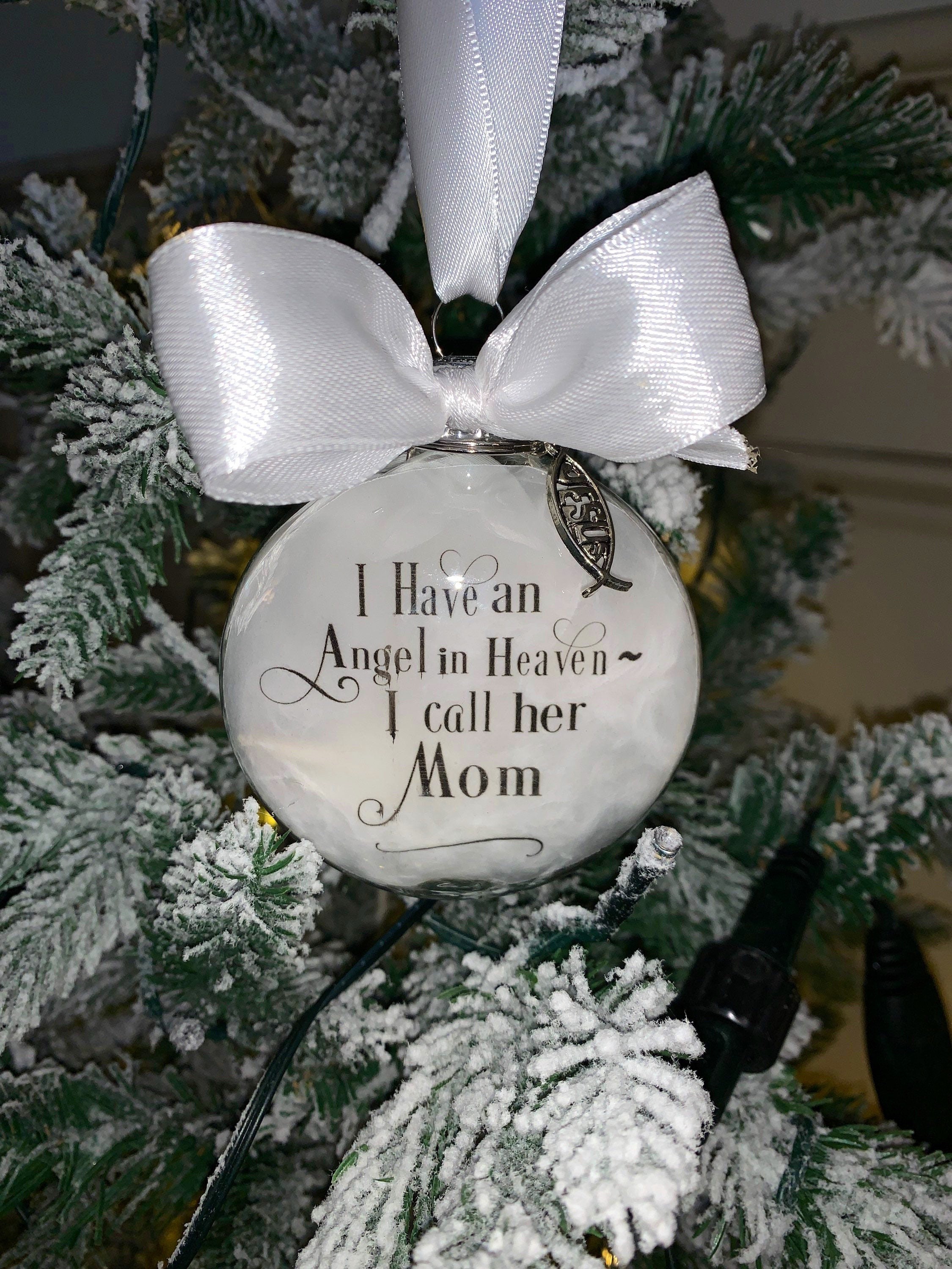 Mother Memorial Ornament Mom Sympathy Gift Mother Sympathy Etsy UK