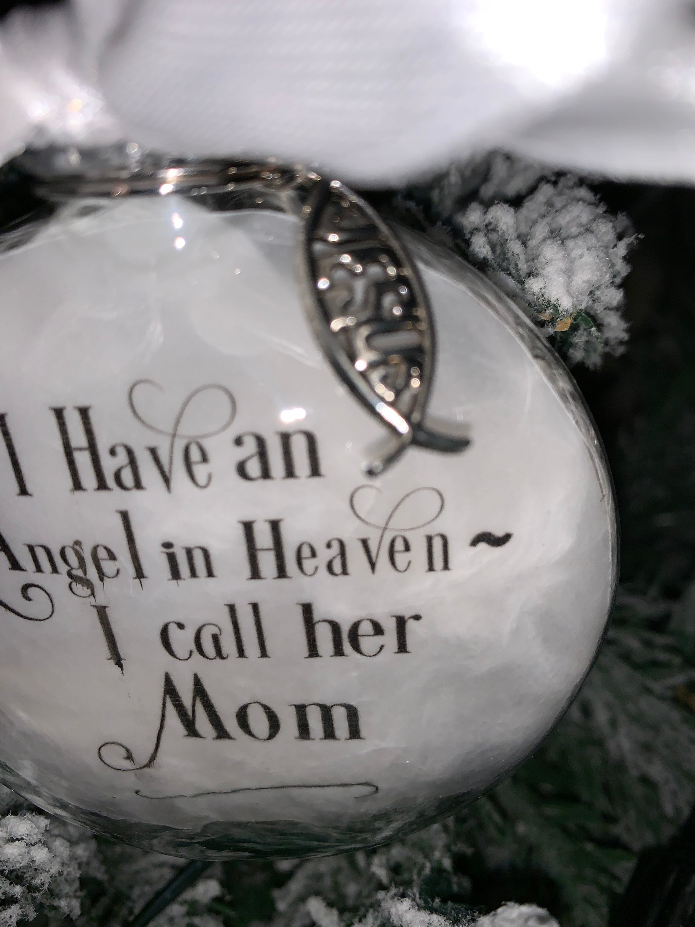 Mother Memorial Ornament Mom Sympathy Gift Mother Sympathy Etsy UK