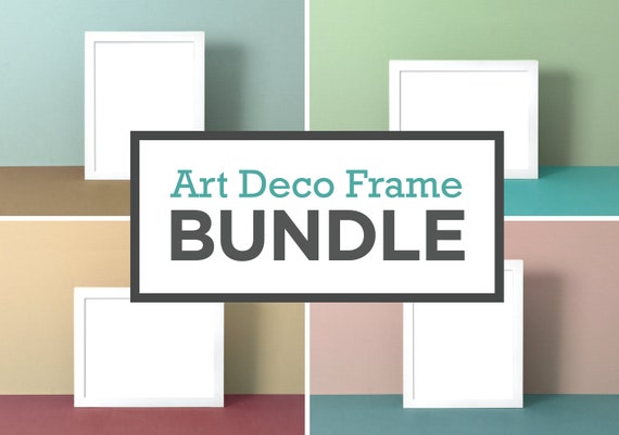 Art Deco Frame Bundle Frame Mockup Bundle Digital Download Etsy