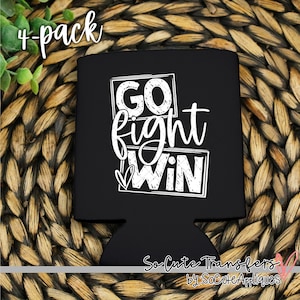 go fight win POCKET screen print transfer 4-pack, t-shirt transfer--NOT a digital file-- P6-12