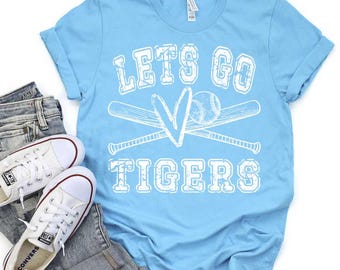 Tigers Baseball DTF Transfer, Softball Mom, Ready to Press