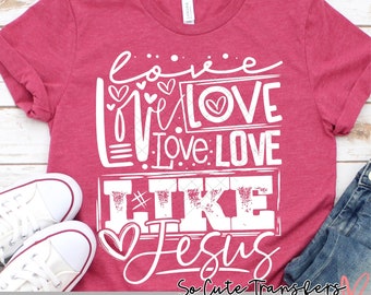 Love Like Jesus DTF transfer, Christian T-Shirt Design