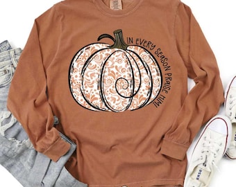Fall Pumpkin DTF Transfer, Thanksgiving Shirt Design