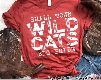 Wildcats Pride DTF transfer, T-Shirt Heat Press