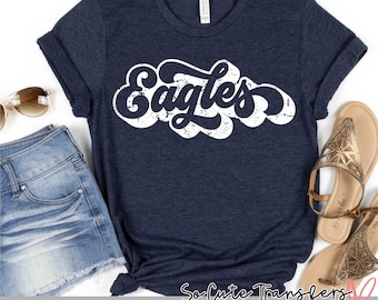 Eagles SCRIPT DTF transfer, T-Shirt Transfer