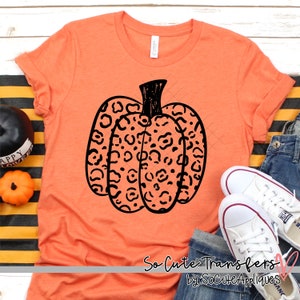 Leopard Pumpkin screen print transfer, t-shirt transfer, --NOT a digital file--, Witch Hat, Halloween, fall, B-128