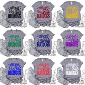 Panthers Football DTF Transfer, Game Day Shirt, Pick Your Color bild 3