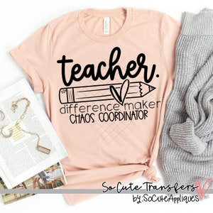 Teacher Difference Maker DTF transfer
