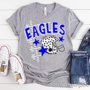EAGLES football Mascot transfer, you pick color DTF transfer, football mom, football transfer, N0T a digital file, Ready to Press