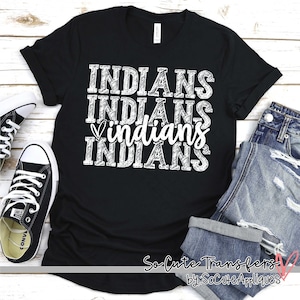 Indians DTF transfer, Sports T-Shirt, Mom Transfer