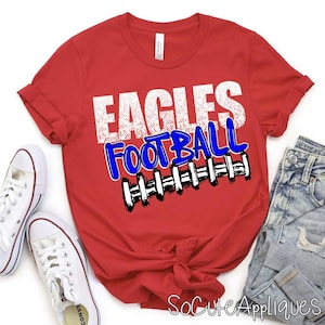 EAGLES football Mascot transfer, you pick color DTF transfer, football mom, football transfer, N0T a digital file, Ready to Press