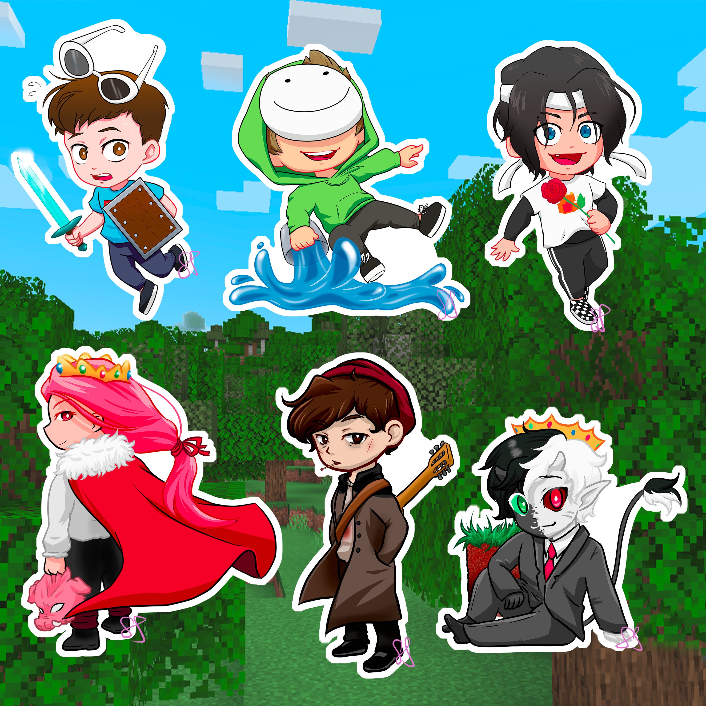 Dream SMP Stickers - Etsy