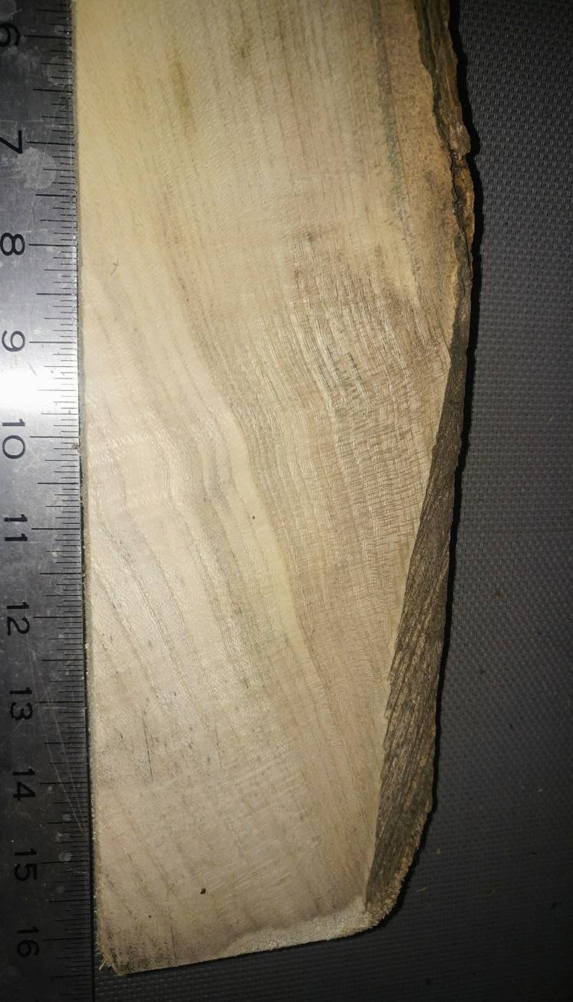 Live Edge Hackberry Lumber Remnant Slight Spalting Quarter Etsy