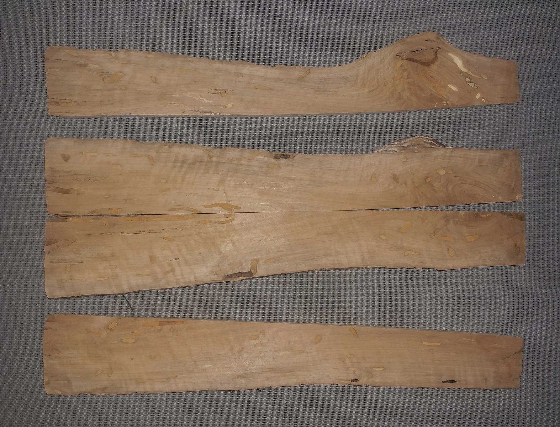 Live Edge Highly Figured Pear lumber as matched pairs wormy Etsy