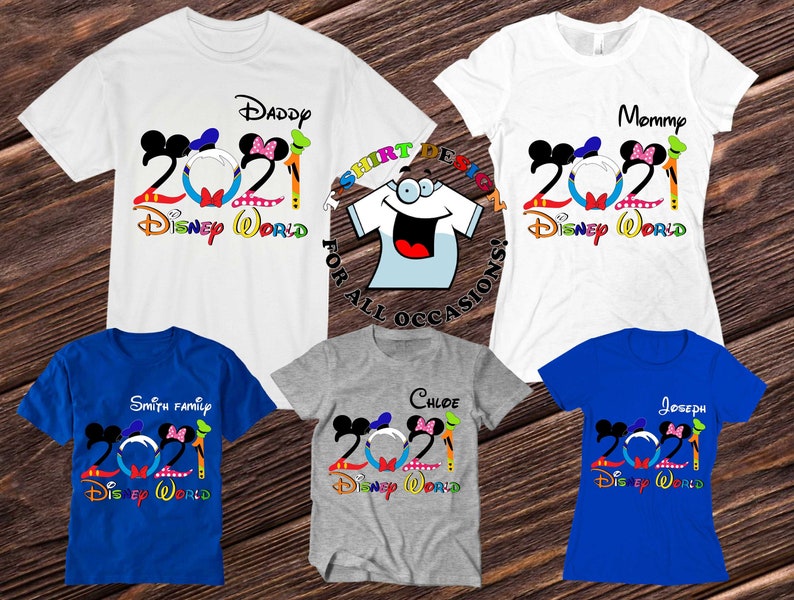 Download Disney World 2021 shirts Custom 2021 Disney family shirts ...