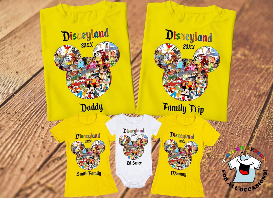 Disneyland Family Shirts Mickey Mouse Ears Tee Minnie Mouse Etsy