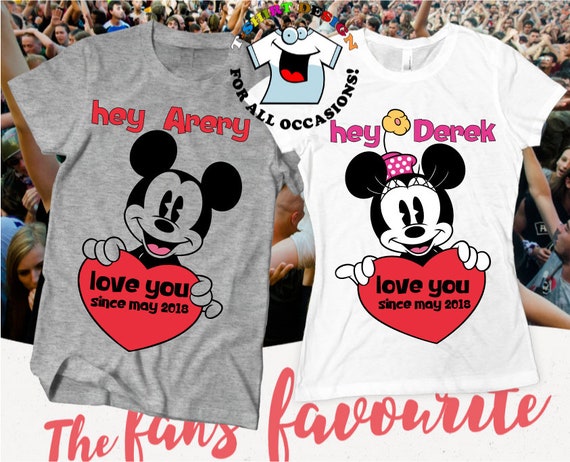 custom disney shirts for couples