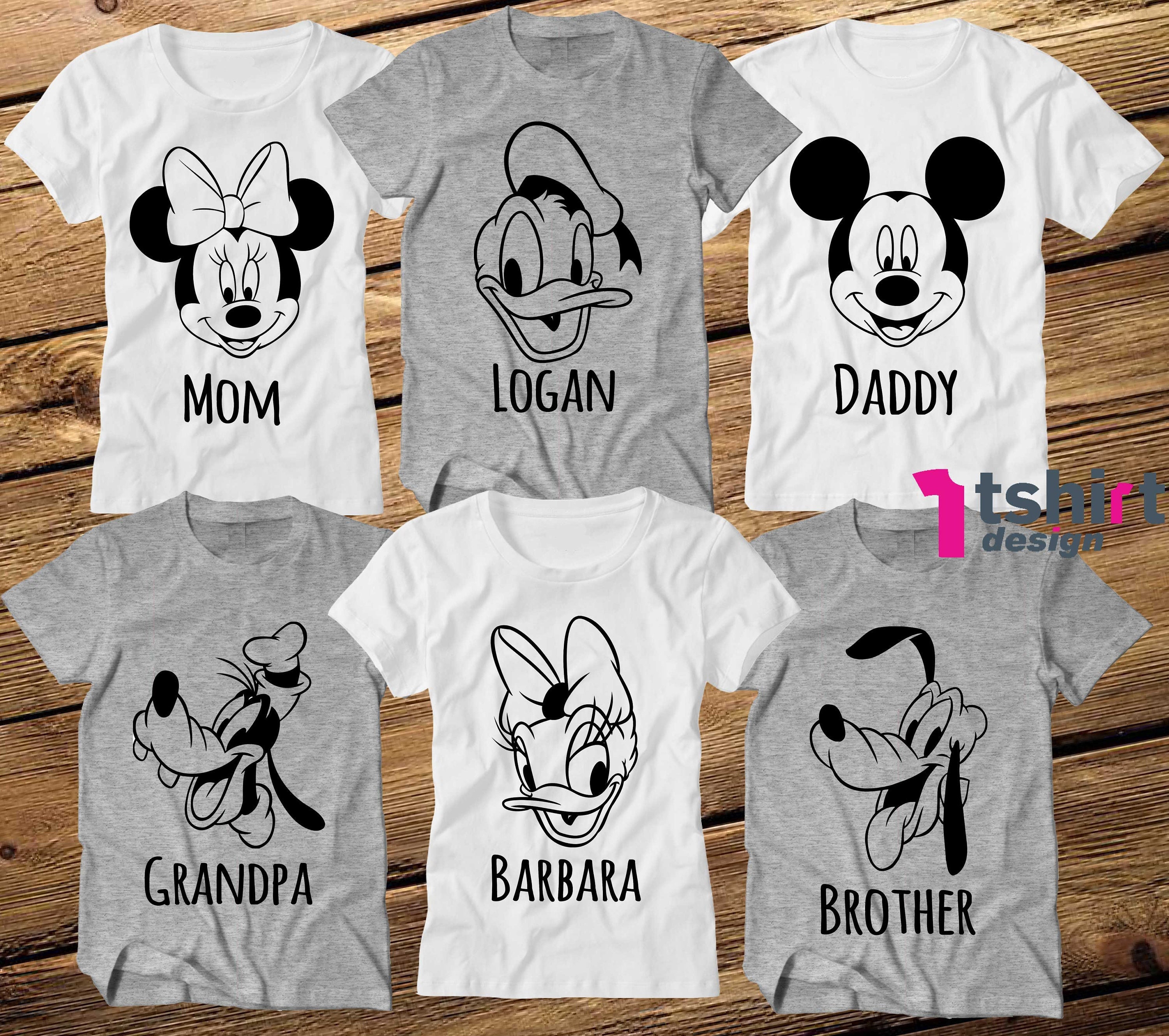 Disney Shirts Custom Disney Family 