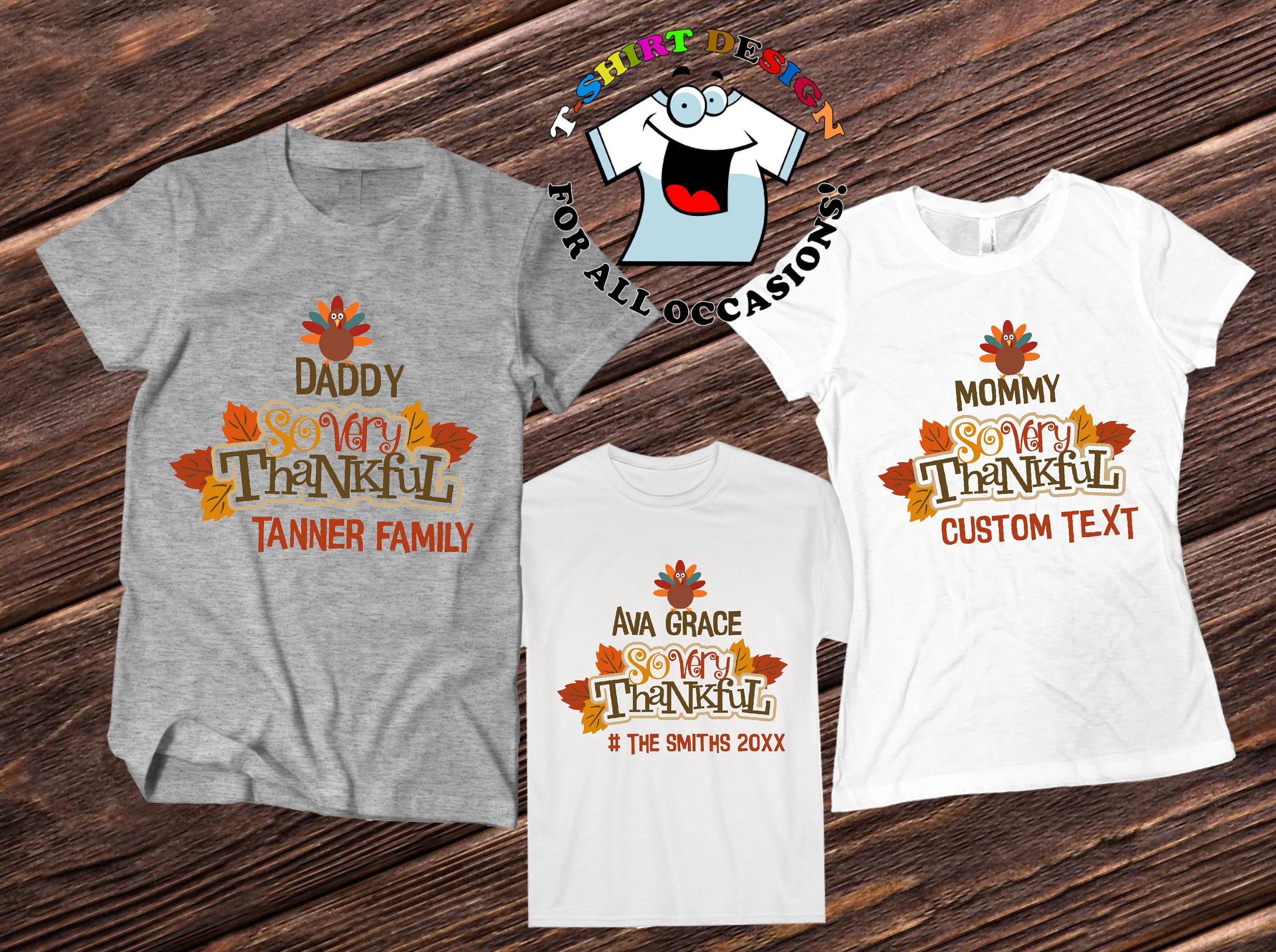 So Very Thankful 2022 Family Shirts 