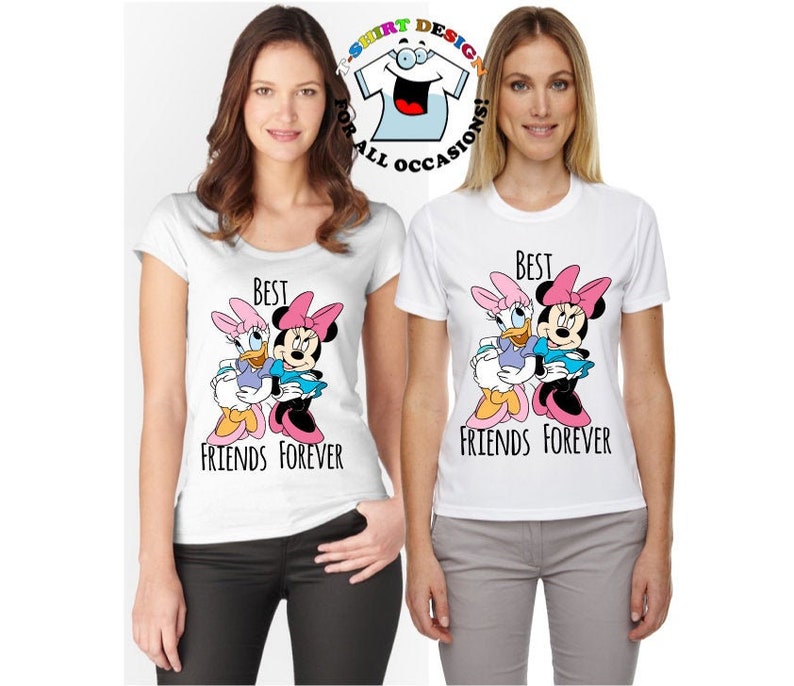 Best Friends Forever Disney Shirts Couples Shirts Minnie and Etsy