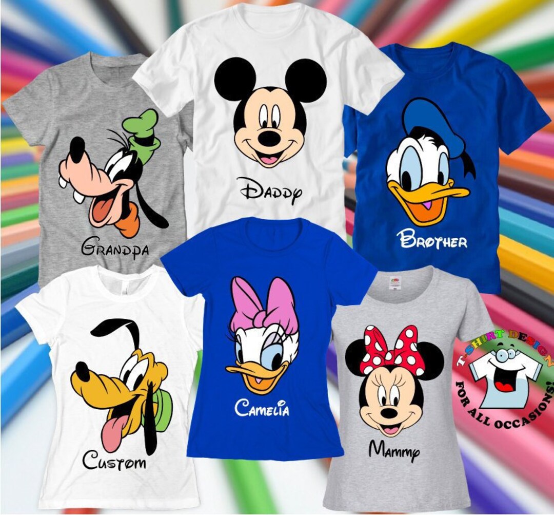 Disney Shirts Custom Disney Family Shirts Personalized Disney Etsy