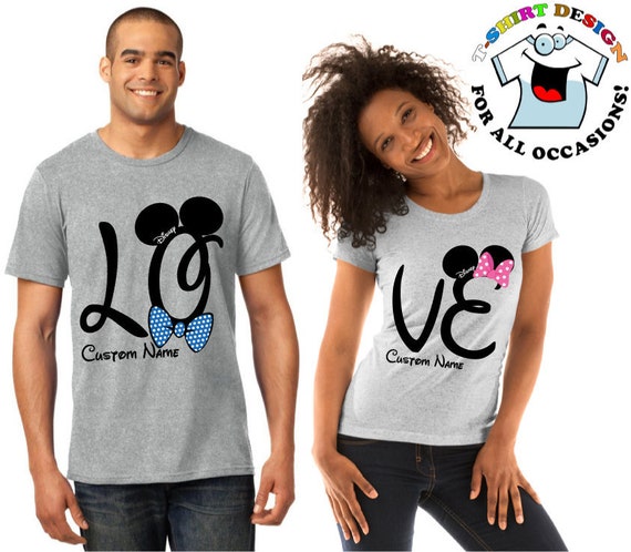 husband and wife disney shirts