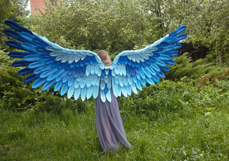 Large fully moveable BlueBird wings/Cosplay Costume/wings for Etsy