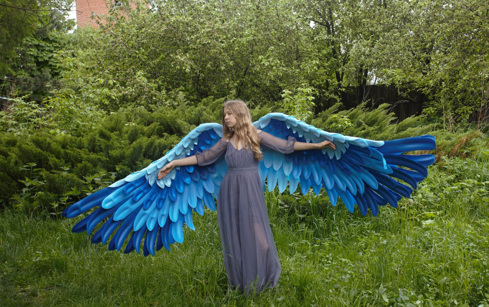 Large fully moveable BlueBird wings/Cosplay Costume/wings for | Etsy