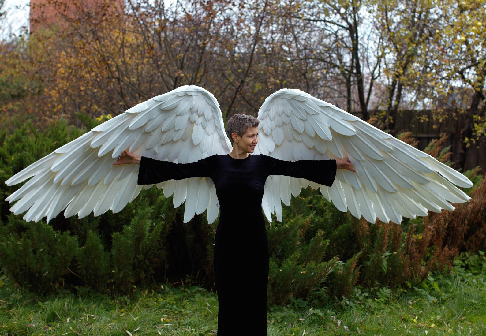 Large waving/movable white Heaven Angel wings Etsy