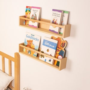 Nursery Bookshelf Nursery Shelves Children&#39;s Bookshelves Floating Shelves Bookshelves Kid&#39;s Bookshelf, Gift for Kids