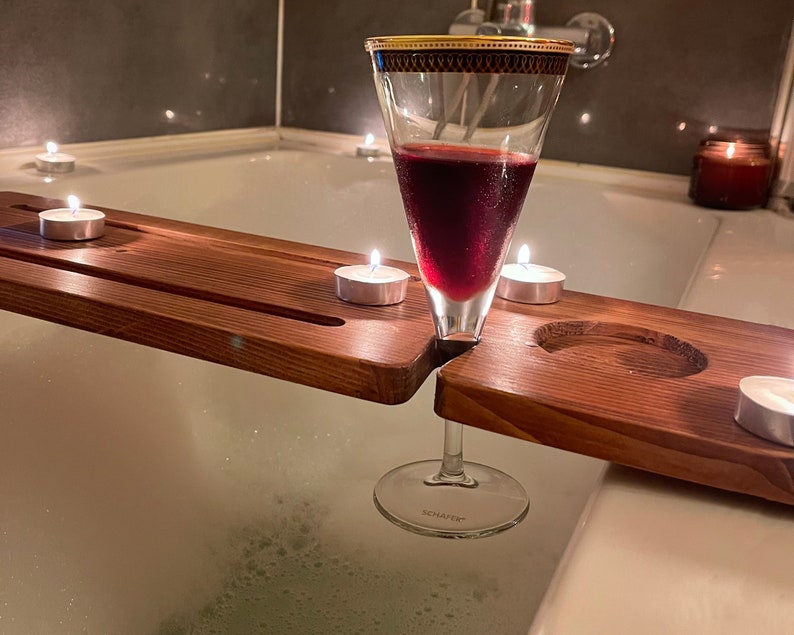 Bath Tub Tray Handmade Wood Bath Tub Tray Bath Caddy Bath Etsy