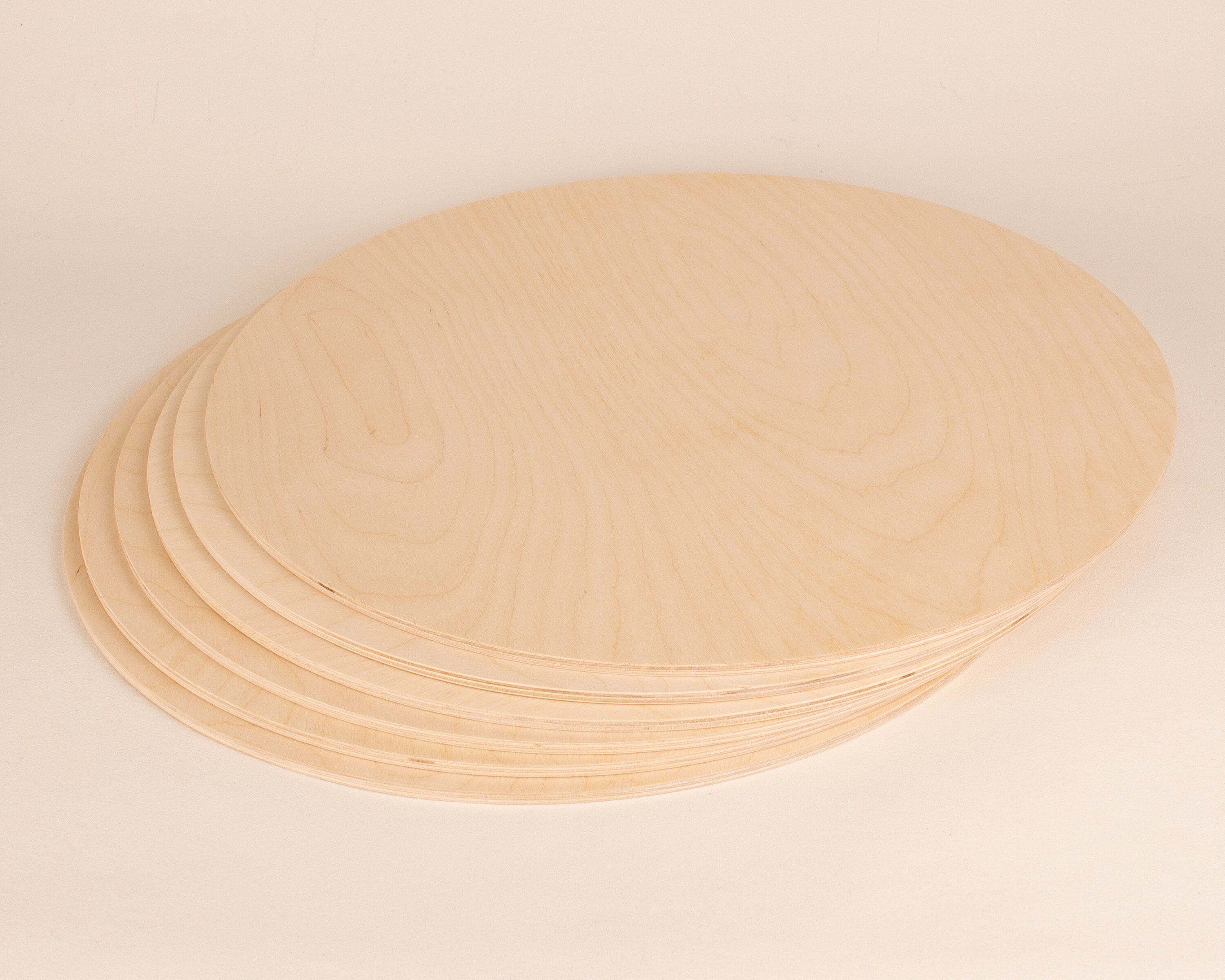 Plywood Rounds - Premium Birch Plywood Circles 1/4