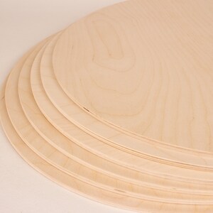 Plywood Rounds - Premium Birch Plywood Circles 1/4