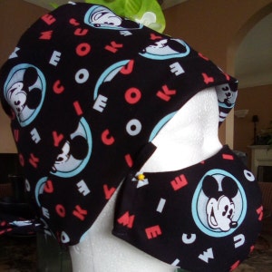 Mikey Mouse Head Wrap & Face Mask (kids)