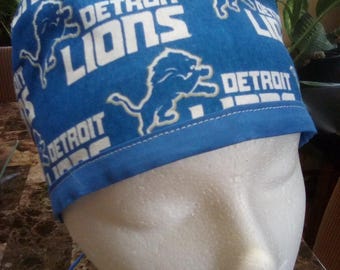 Detroit Lions Blue Surgical Cap