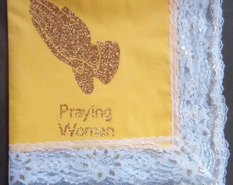 Praying Woman Lap Scarf