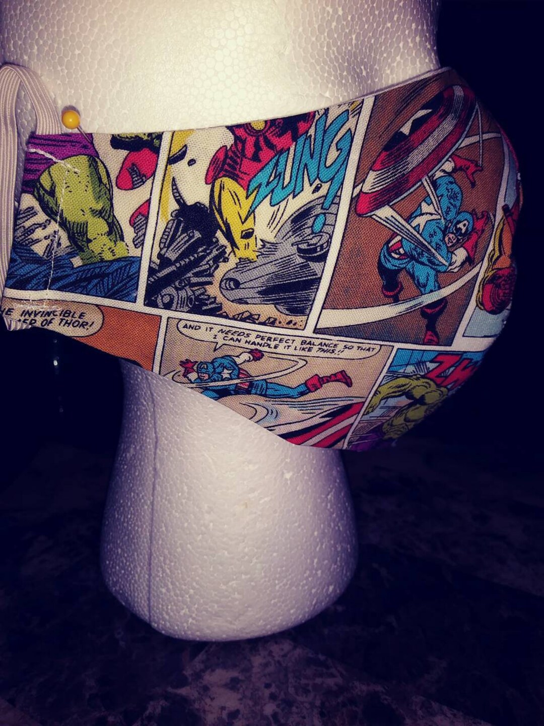 Marvel Face Mask Etsy