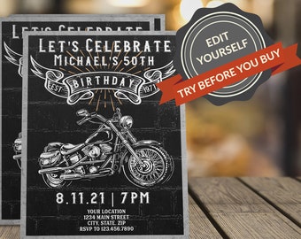 Moto Invitation Etsy Moto Invitation Etsy