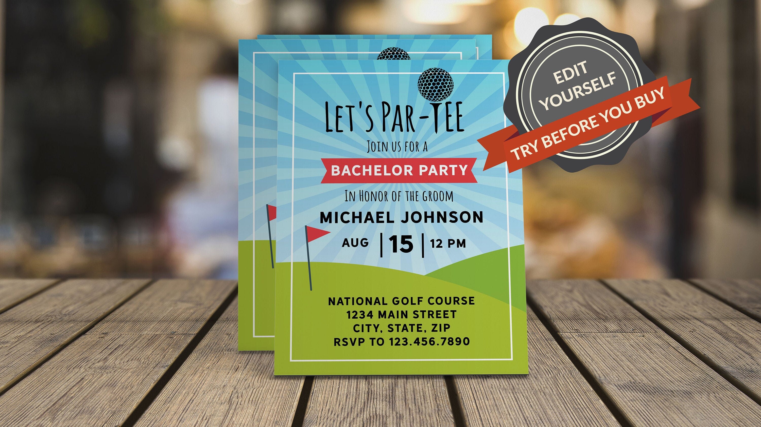 Watercolor Bachelor Party Invitation - Etsy
