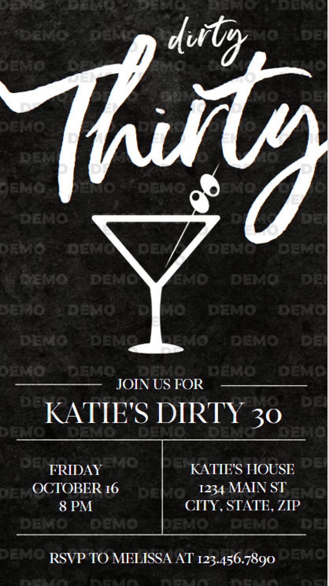 Dirty 30 Birthday Invitation 30th Birthday Invitation Etsy