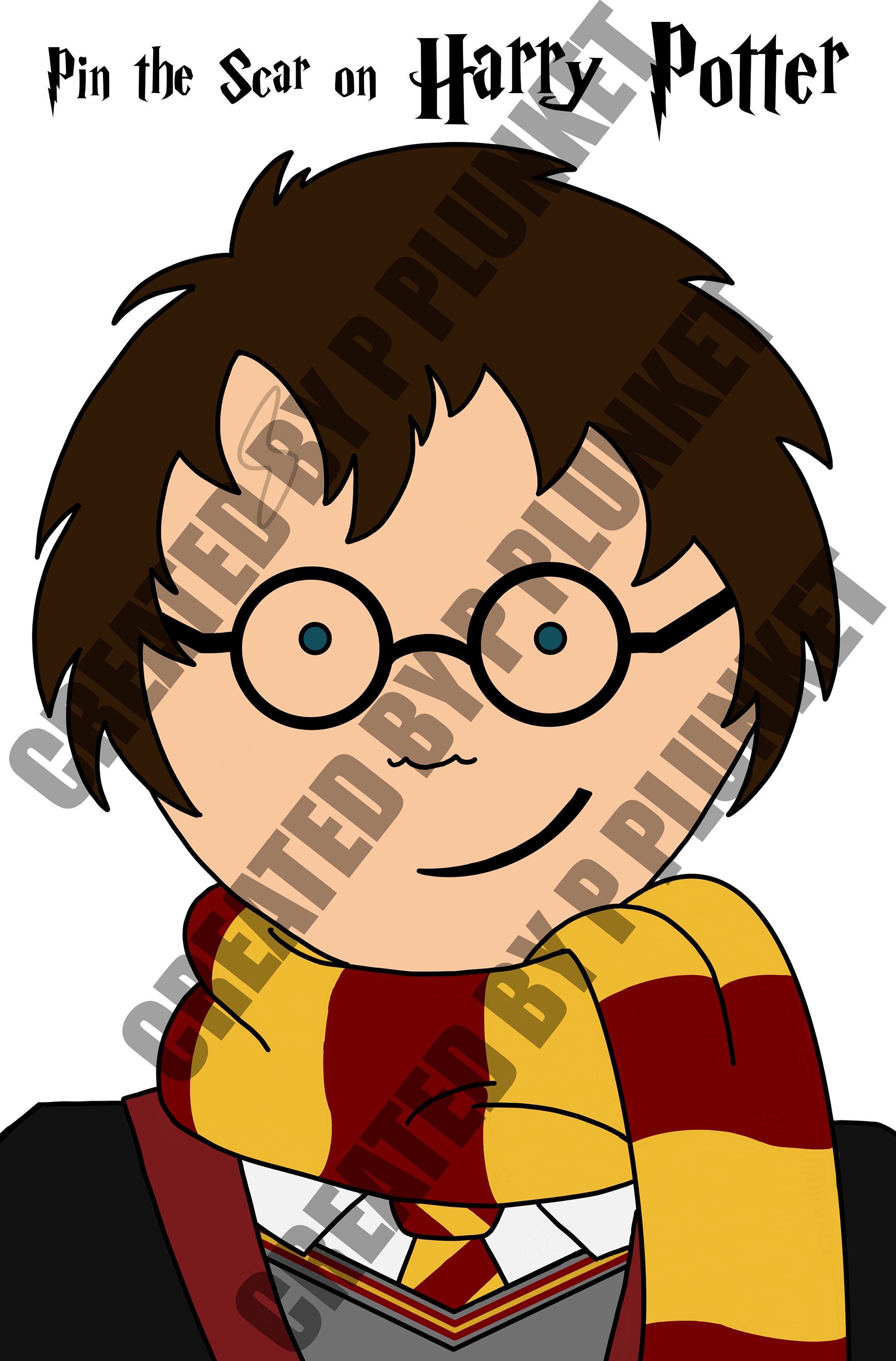 Pin The Scar On Harry Potter Digital Download | Etsy